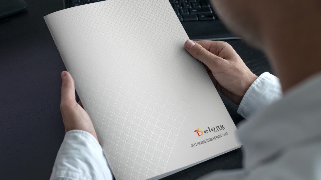 完成得龍新型建材公司畫(huà)冊(cè)設(shè)計(jì)